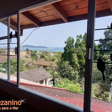 Casa-Florianopolis Vista Para O Mar- Ponta Das Canas Exterior foto